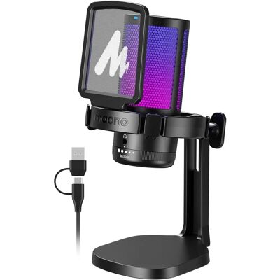 Microphone Gaming Maono DGM20 - Contrôle sonore avancé - Publicité Microphone Gaming Maono DGM20 - Contrôle sonore avancé - Publicité
