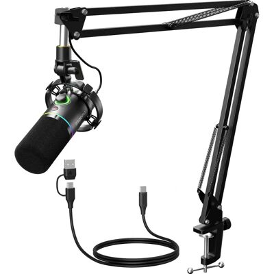Maono PD200XS Mikrofon - Niere, RGB-Hintergrundbeleuchtung, USB/XLR Maono PD200XS Mikrofon - Niere, RGB-Hintergrundbeleuchtung, USB/XLR