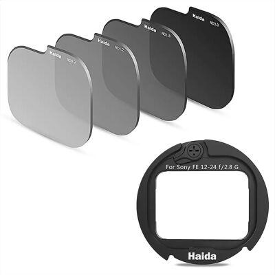 Kit de filtros traseros grises Haida para Sony FE 12-24mm F2.8 GM y 14mm F1.8 GM Kit de filtros traseros grises Haida para Sony FE 12-24mm F2.8 GM y 14mm F1.8 GM