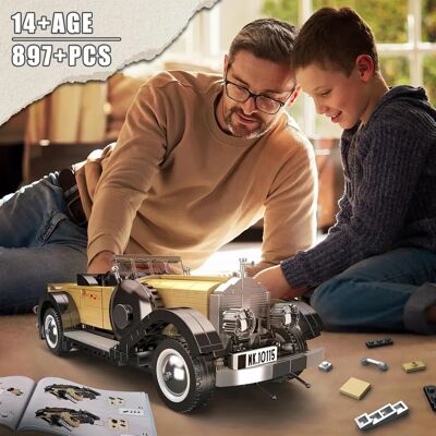 Mould King 10115 Creatieve Bouwblok - Vintage Auto Model Mould King 10115 Creatieve Bouwblok - Vintage Auto Model