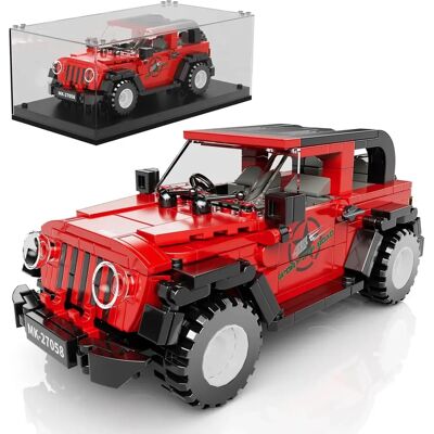 Mould King Jeep Wrangler Rubicon Bausatz - Lernspielzeug für Kinder Mould King Jeep Wrangler Rubicon Bausatz - Lernspielzeug für Kinder