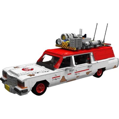 Mould King 10071 Techniczny blok samochodowy - Model autobusu ducha dla dzieci Mould King 10071 Techniczny blok samochodowy - Model autobusu ducha dla dzieci