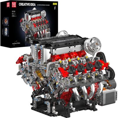 Mould King F488 - Zestaw Modelu Ferrari 488 V8 Mould King F488 - Zestaw Modelu Ferrari 488 V8