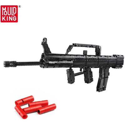 Mould King MOC QBZ 95 Automatyczny Karabin Model Zestaw do Montażu Klocki Edukacyjne Dla Dzieci Mould King MOC QBZ 95 Automatyczny Karabin Model Zestaw do Montażu Klocki Edukacyjne Dla Dzieci