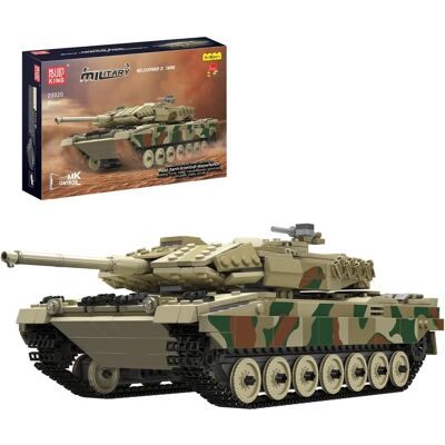 Mould King 20020 Zaawansowany Technologicznie MOC Leopard 2 Czołg Zabawka - Pojazd Wojskowy Mould King 20020 Zaawansowany Technologicznie MOC Leopard 2 Czołg Zabawka - Pojazd Wojskowy