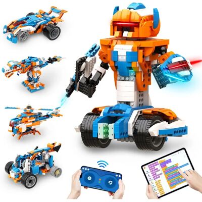 TechBrands Apitor Robot X 12-w-1 Programowalny Zestaw STEM Robot - Zabawka edukacyjna TechBrands Apitor Robot X 12-w-1 Programowalny Zestaw STEM Robot - Zabawka edukacyjna