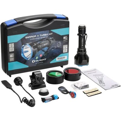 Olight Warrior X Turbo - Taktische Taschenlampe - 1100 lm, 1000 m Olight Warrior X Turbo - Taktische Taschenlampe - 1100 lm, 1000 m