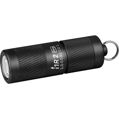Olight I1R 2 Pro Sleutelhangerlamp - Compact, Oplaadbaar, Zwart Olight I1R 2 Pro Sleutelhangerlamp - Compact, Oplaadbaar, Zwart