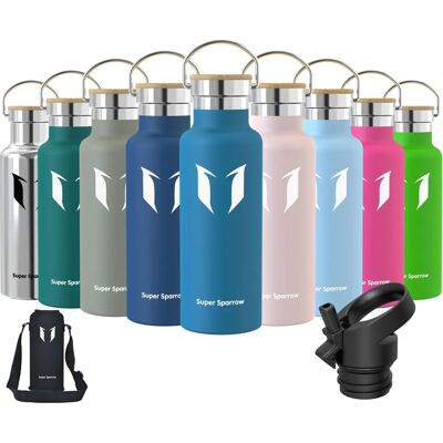 Super Sparrow Vattenflaska 500 ml BPA-fri Termisk Super Sparrow Vattenflaska 500 ml BPA-fri Termisk
