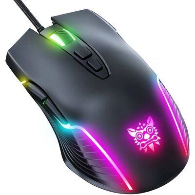 Mouse Gaming Onikuma CW905 - Preciso, Ergonomico, RGB Mouse Gaming Onikuma CW905 - Preciso, Ergonomico, RGB