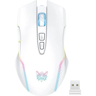 Langaton pelityökalu Onikuma CW905 - RGB Hiiren Valkoinen Langaton pelityökalu Onikuma CW905 - RGB Hiiren Valkoinen