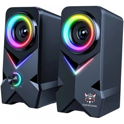 Onikuma L2 Gaming-Lautsprecher - 50Hz-16kHz RGB Bluetooth Onikuma L2 Gaming-Lautsprecher - 50Hz-16kHz RGB Bluetooth