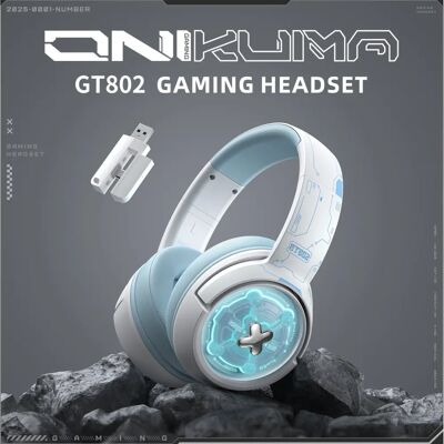 ONIKUMA - GT802 - Biały - Tri-Mode - Headset ONIKUMA - GT802 - Biały - Tri-Mode - Headset