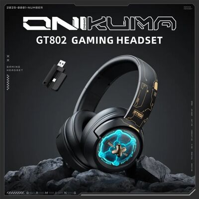 ONIKUMA - GT802 - Bezprzewodowy - Bluetooth - Headset ONIKUMA - GT802 - Bezprzewodowy - Bluetooth - Headset