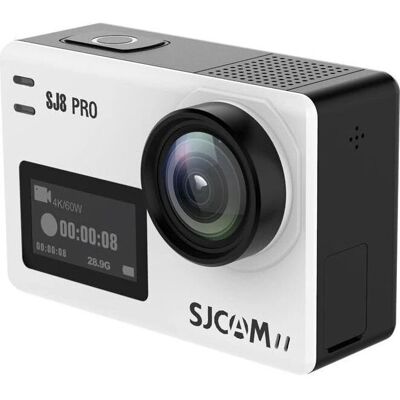 Caméra d'action SJCAM SJ8 Pro - 4K, WiFi, Zoom 8x, Blanc Caméra d'action SJCAM SJ8 Pro - 4K, WiFi, Zoom 8x, Blanc