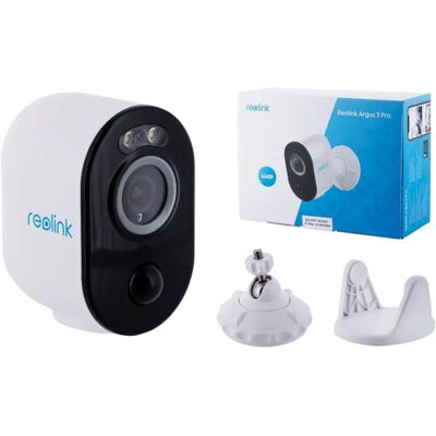 Reolink Argus 3 Pro Trådlös övervakningskamera - 2K, Färg nattseende Reolink Argus 3 Pro Trådlös övervakningskamera - 2K, Färg nattseende