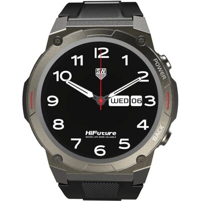 Montre connectée HiFuture Futurego Mix2 - 1.43" AMOLED, Étanche, Fitness - Publicité Montre connectée HiFuture Futurego Mix2 - 1.43" AMOLED, Étanche, Fitness - Publicité