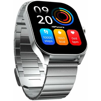 Montre connectée HiFuture Apex Argentée - 2.04 AMOLED IP68 - Publicité Montre connectée HiFuture Apex Argentée - 2.04 AMOLED IP68 - Publicité