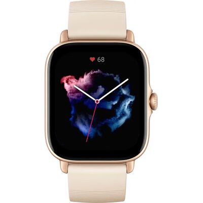 Amazfit GTS 3 Elfenbein - Smartwatch mit AMOLED, 150+ Sportmodi, Gesundheitsüberwachung Amazfit GTS 3 Elfenbein - Smartwatch mit AMOLED, 150+ Sportmodi, Gesundheitsüberwachung