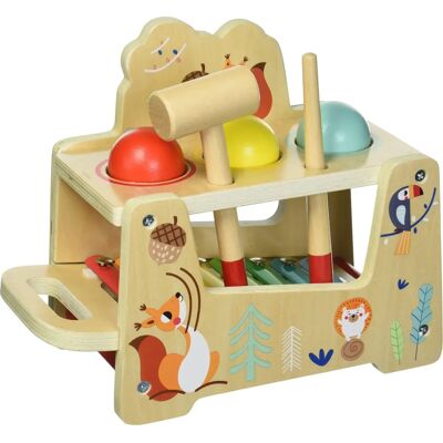 Tooky Toy Wooden Pound And Tap Bench - Toy Tooky Toy Wooden Pound And Tap Bench - Toy