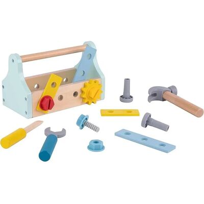 Tooky Toy Przenośny Zestaw Narzędzi - Zestaw narzędzi dla dzieci Tooky Toy Przenośny Zestaw Narzędzi - Zestaw narzędzi dla dzieci
