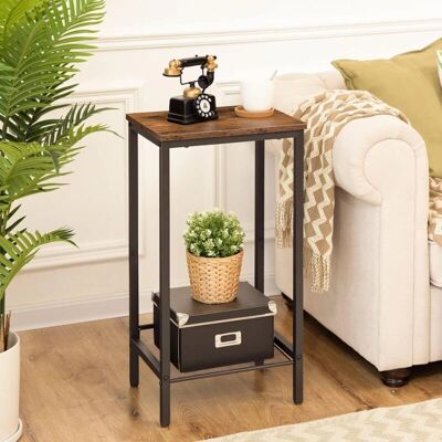 Hoobro - Ebf03dh01 - Rustic Brown - Table d'appoint - Publicité Hoobro - Ebf03dh01 - Rustic Brown - Table d'appoint - Publicité