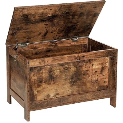 HOOBRO Storage Chest - Large Wooden Toy Box - Safety Hinges HOOBRO Storage Chest - Large Wooden Toy Box - Safety Hinges