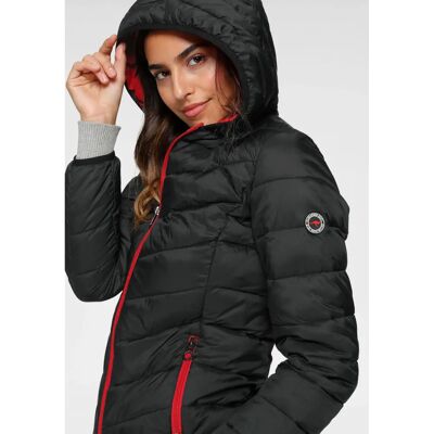 KANGAROOS Damen Jacke - Kontrast-Details - Webstoff - Casual Stil KANGAROOS Damen Jacke - Kontrast-Details - Webstoff - Casual Stil