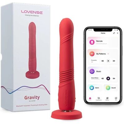 Lovense Gravity Vibromasseur Contrôlé par Application - Rouge Lovense Gravity Vibromasseur Contrôlé par Application - Rouge