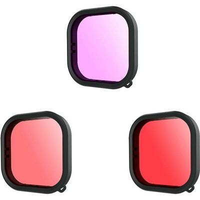 Telesin Wasserdichtes Filtersatz für GoPro Hero 9-12 Telesin Wasserdichtes Filtersatz für GoPro Hero 9-12