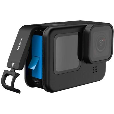 Telesin Alumínium Akkufedél a GoPro Hero 9-12 - Akciókamera Kiegészítő Telesin Alumínium Akkufedél a GoPro Hero 9-12 - Akciókamera Kiegészítő
