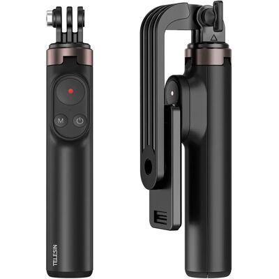 Selfiestick Telesin z Bluetooth zdalnym sterowaniem do smartfonów i GoPro - 600mm Selfiestick Telesin z Bluetooth zdalnym sterowaniem do smartfonów i GoPro - 600mm