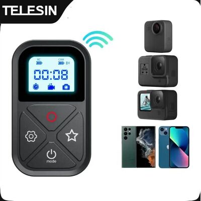 Telesin Télécommande - Bluetooth 80M pour GoPro Hero 13 12 11 10 9 8 Max - Publicité Telesin Télécommande - Bluetooth 80M pour GoPro Hero 13 12 11 10 9 8 Max - Publicité