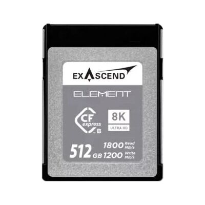 Exascend 512GB CFexpress Typ B Speicherkarte - Hochleistung für Kino & Fotografie Exascend 512GB CFexpress Typ B Speicherkarte - Hochleistung für Kino & Fotografie