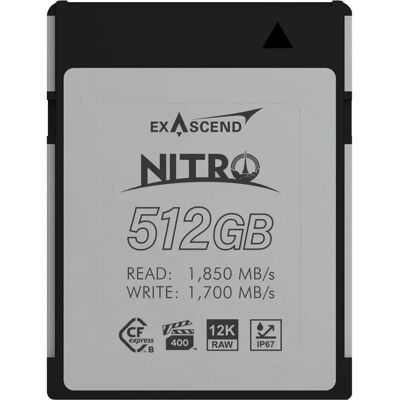 Exascend Nitro 512GB CFexpress Type B - Speicherkarte Exascend Nitro 512GB CFexpress Type B - Speicherkarte