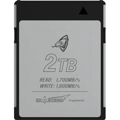 Scheda di Memoria CFexpress Tipo B 2TB Exascend RED V-Raptor Scheda di Memoria CFexpress Tipo B 2TB Exascend RED V-Raptor