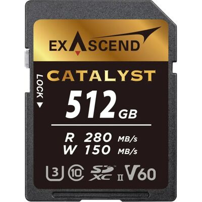 Exascend 512GB SD-Karte UHS-II V60 - Secure Digital Exascend 512GB SD-Karte UHS-II V60 - Secure Digital
