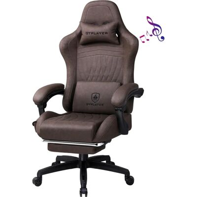 Chaise de Bureau Ergonomique GTPLAYER avec Son Stéréo - Chaise de Bureau - Publicité Chaise de Bureau Ergonomique GTPLAYER avec Son Stéréo - Chaise de Bureau - Publicité
