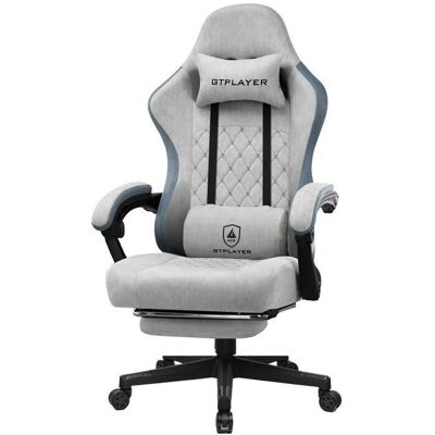 Chaise Gaming Ergonomique GTPLAYER LR002 avec Surface en Tissu - Chaise de Gaming - Publicité Chaise Gaming Ergonomique GTPLAYER LR002 avec Surface en Tissu - Chaise de Gaming - Publicité