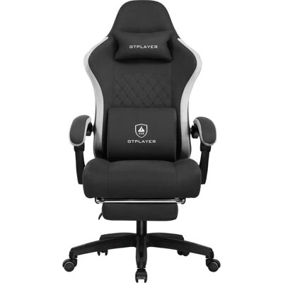 Chaise Gaming GTPLAYER - Ergonomique, Tissu, Coussin à ressorts - Publicité Chaise Gaming GTPLAYER - Ergonomique, Tissu, Coussin à ressorts - Publicité