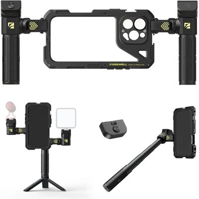 Freewell iPhone 16 Pro Max Genius Rig - Vlog Kit Freewell iPhone 16 Pro Max Genius Rig - Vlog Kit