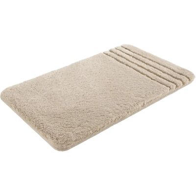 MÖVE Loft Beigefarbene Badmatte - Badteppich MÖVE Loft Beigefarbene Badmatte - Badteppich