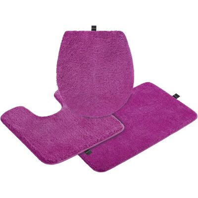 BRUNO BANANI Lana Pink Set aus 3 Badmatten - Badteppich BRUNO BANANI Lana Pink Set aus 3 Badmatten - Badteppich