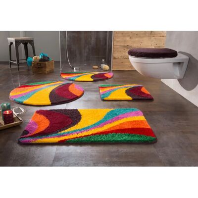 BRUNO BANANI Welle Badematten Set - Bunte Badmatten, 3-teilig BRUNO BANANI Welle Badematten Set - Bunte Badmatten, 3-teilig