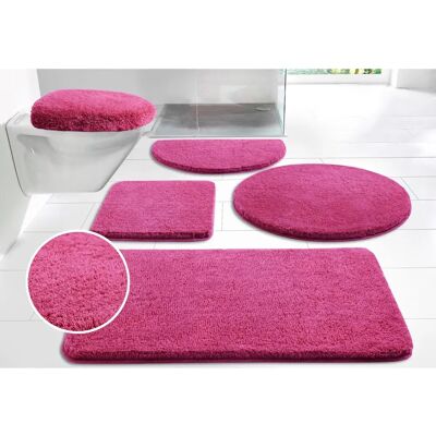 MY HOME Merida Badmatte - Pink - 32mm Flor - Rutschhemmend - Badezimmerteppich MY HOME Merida Badmatte - Pink - 32mm Flor - Rutschhemmend - Badezimmerteppich