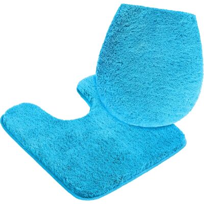 MY HOME Merida Blaue Badmatte Set - Badteppich MY HOME Merida Blaue Badmatte Set - Badteppich