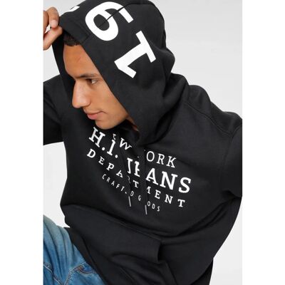 H.I.S. XXXL Kapuzensweatshirt - Casual, Druck, Badge H.I.S. XXXL Kapuzensweatshirt - Casual, Druck, Badge