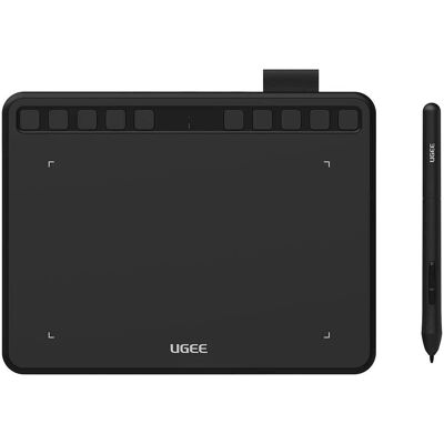 Ugee S640 Grafische Tablet - 160x90mm, 8192 Drukniveaus, Zwart Ugee S640 Grafische Tablet - 160x90mm, 8192 Drukniveaus, Zwart