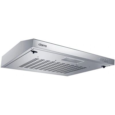 CIARRA - Campana Extractora Compacta de Acero Inoxidable 60cm con 220m³/h, 3 Velocidades CIARRA - Campana Extractora Compacta de Acero Inoxidable 60cm con 220m³/h, 3 Velocidades
