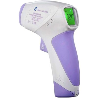 MAXIMIOU HT-668 Infrarood Thermometer - Contactloos voor Voorhoofd & Lichaam MAXIMIOU HT-668 Infrarood Thermometer - Contactloos voor Voorhoofd & Lichaam